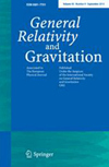GENERAL RELATIVITY AND GRAVITATION雜志封面